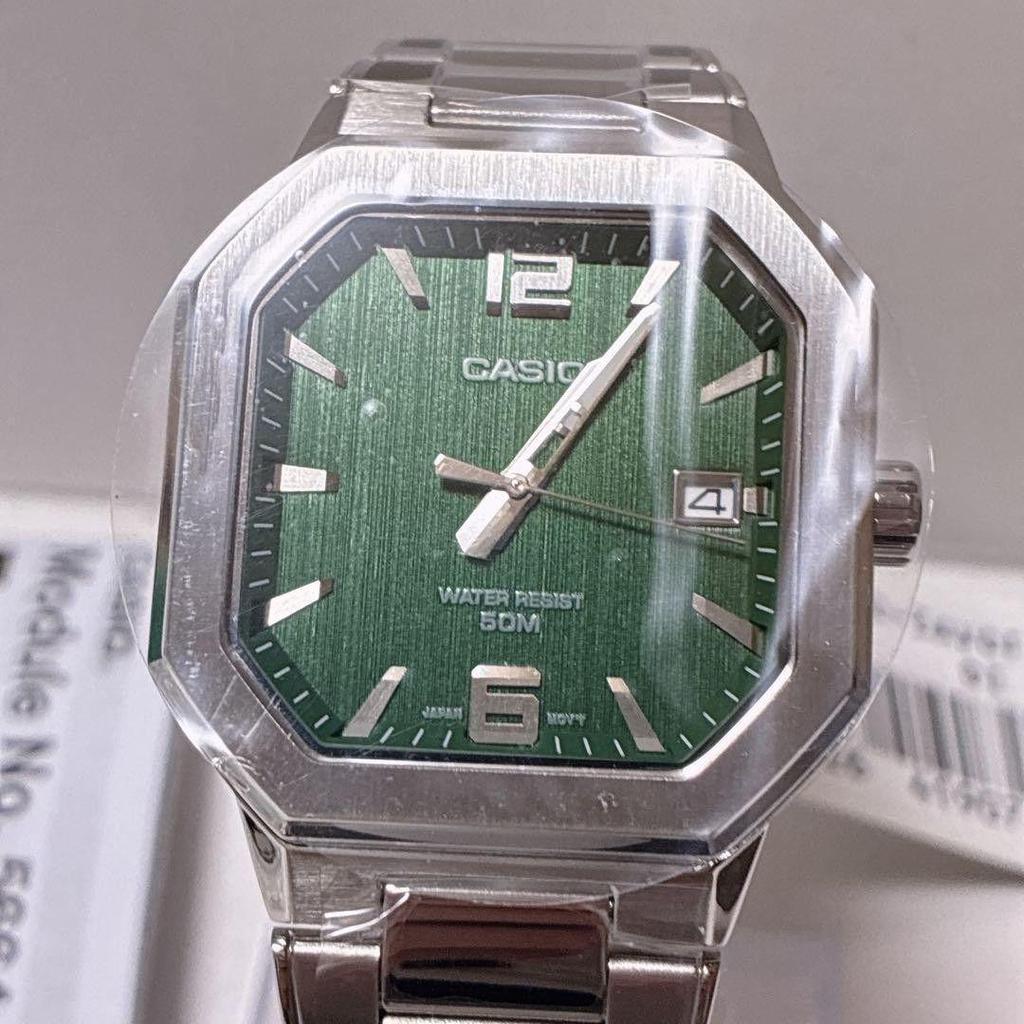 CASIO MTP-B195D-3AVDF Green Watch #1073