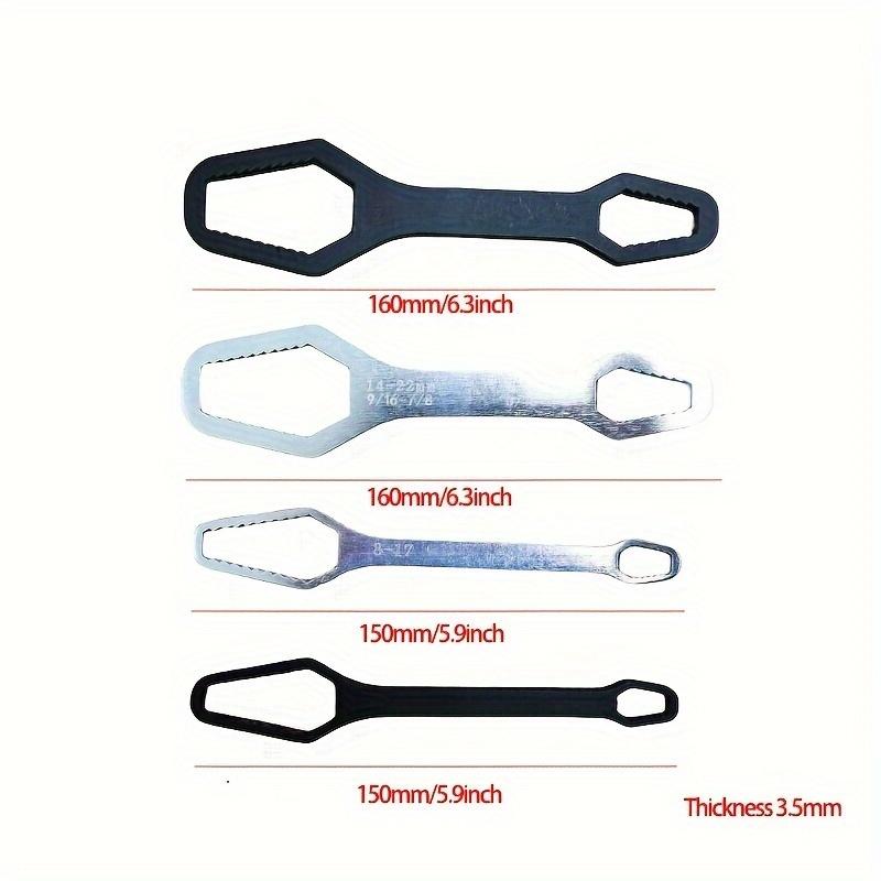 1pc Universal Double-head Torx Wrench - Self-tightening & Adjustable - 3-17/8-22mm