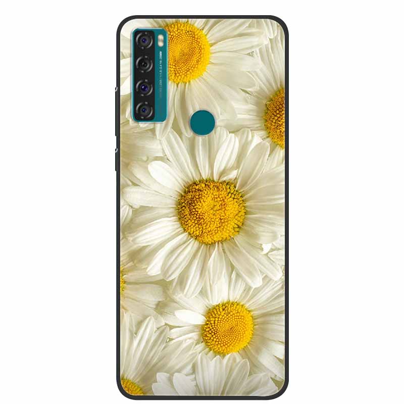 Case For TCL 20 SE Luxury Silicone TPU Soft Phone Cover For TCL 20 SE Case T671H 6.82" Funda Animal Capa Cute Shockproof Coque