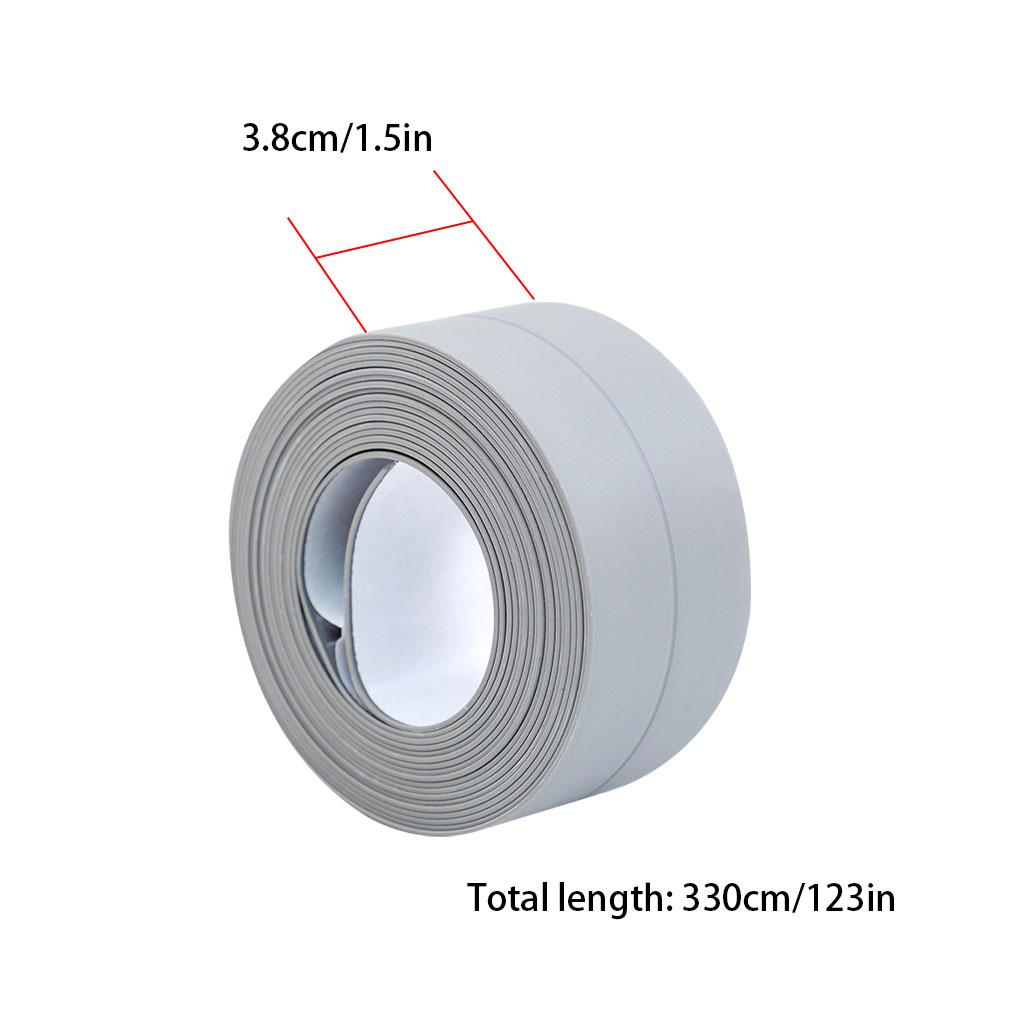 3.3m Bathroom Strip Tub Kitchen Shower Mould Proof Tape Sink Bath Sealing