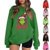 Sweat à capuche de Noël léger à manches longues pour femme