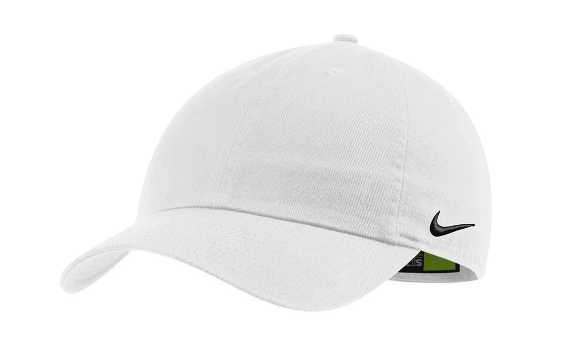 Nike Cotton Baseball Caps Unisex White CZ6408-100 F