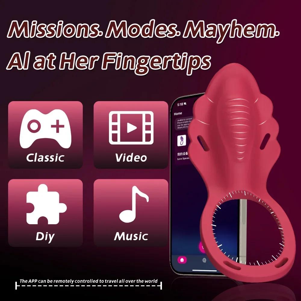 Panties Clitoral Stimulation Masturbator Vagina Massage APP Control Wearable Couples Vibrator Wireless  Adult Sex Toys for Women