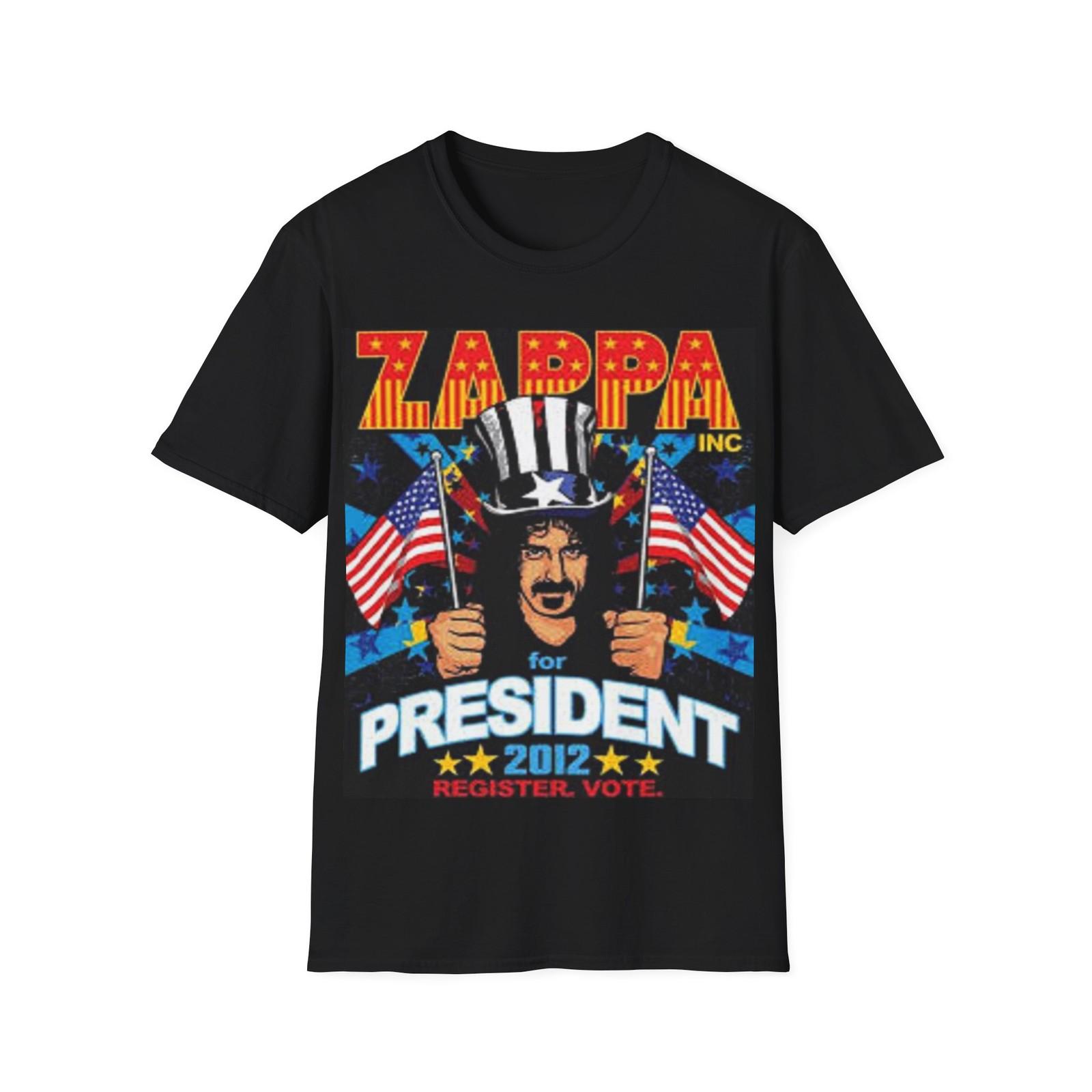 Unisex Deluxe T-shirt. Frank Zappa for President 2012 XXXL
