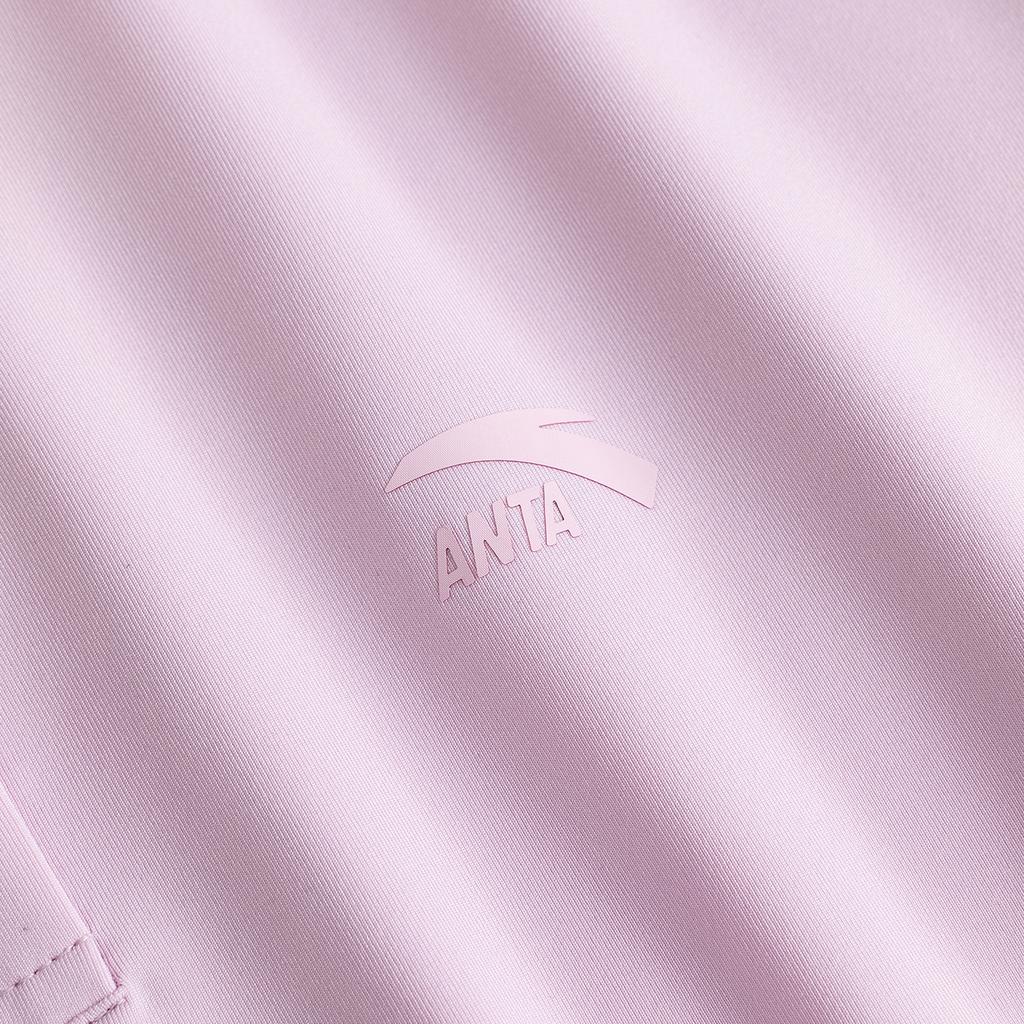 Anta Summer Polo Shirt Women tops Peach-Velvet-Pink 962628103-1