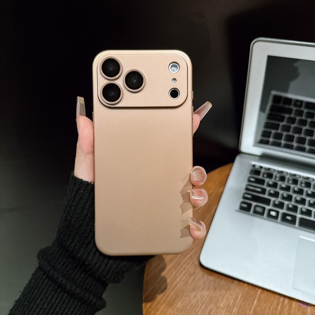 Matte Alles-inclusief Lensbeschermhoes Voor iPhone 17 Air 16 15 14 13 12 11 Pro Max Plus Mat Glas Camera Schokbestendige Hoes