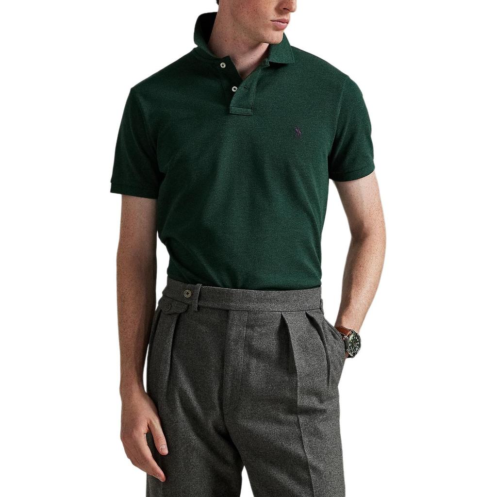 Polo Ralph Lauren FW25 Custom Slim Fit Baumwoll-Poloshirt mit kleiner Pony-Stickerei Herren Oberteile MNPOKNI1N823760-300
