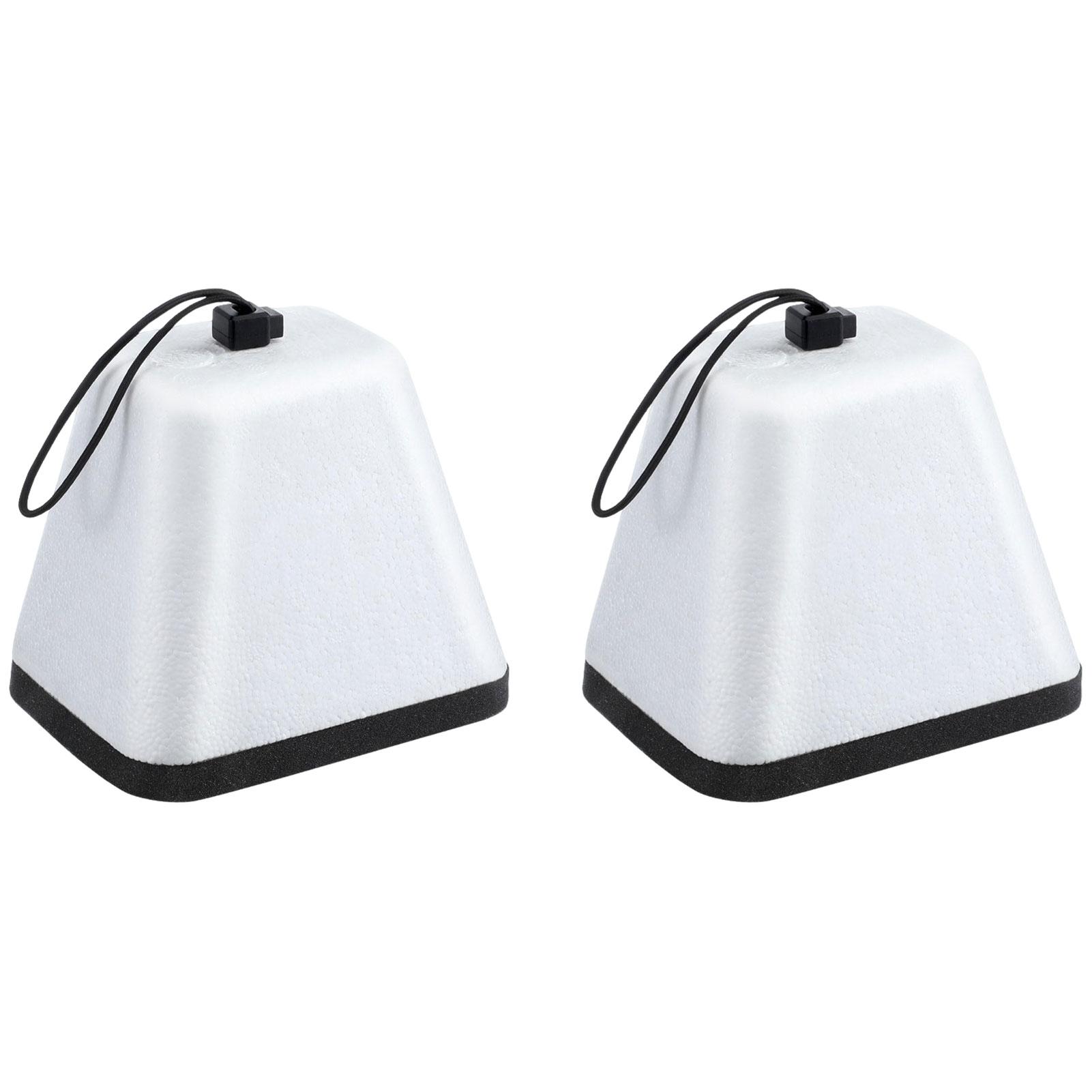 

2 шт. Зимние утепленные чехлы для кранов из АБС-пластика, простая установка, прочный пенопласт с теплоизоляцией, практичные