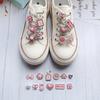 1Pcs Pink Shoelace Charm Buckle for Girls DIY Fashion Sneaker Accessories Shoe Laces Charms Decorations