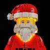 Kit de Iluminación LED DIY Para Minifigura de Papá Noel 40820 de LEGO a Escala Grande Juguete de Bloques de Construcción Decoración Accesorios de Iluminación Ajustables