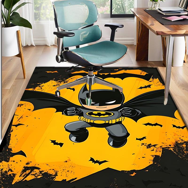 Batman Pattern Rug, Indoor/Outdoor Mat, for Picnic, Gameroom, Bedroom, Office, Living Room, Home Decor Carpet, Birthday Gift