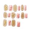 8pcs Stylish Leaf Jewelry Crafting DIY Earring Set with Sturdy Polymer Clay Leaf Molds for Creative Craft Enthusiasts