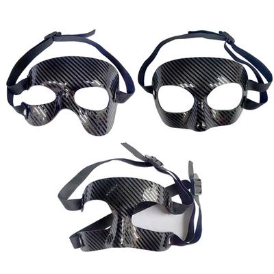 Unisex Football Basketball Face Mask Lightweight Sports Protection Upper Face Cover Party Performance Costume Essential