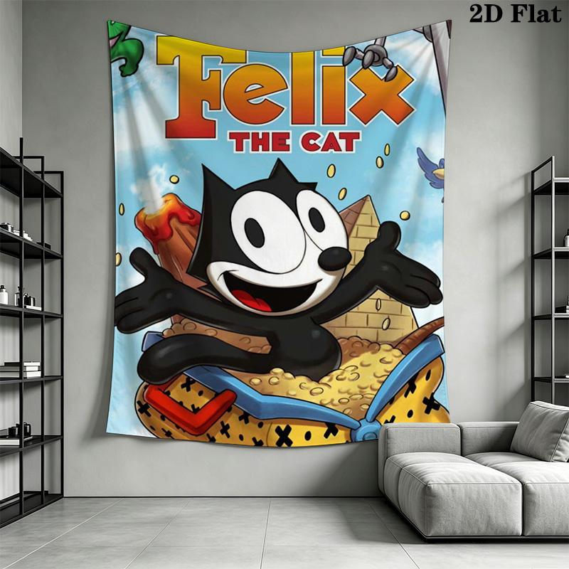 FELIX Print Pattern Home Decor Tapestry, Wall Hanging, Decorative RV Wall Cloth.ZGT0914038