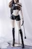HAMRETHYPPZ BJD Ball Jointed Doll Doll Doll Maid Sexy Leather Locomotive Leather Sexy Leather Pants Suit and Body Not Black 1/4 1/6 1/3 Dress,