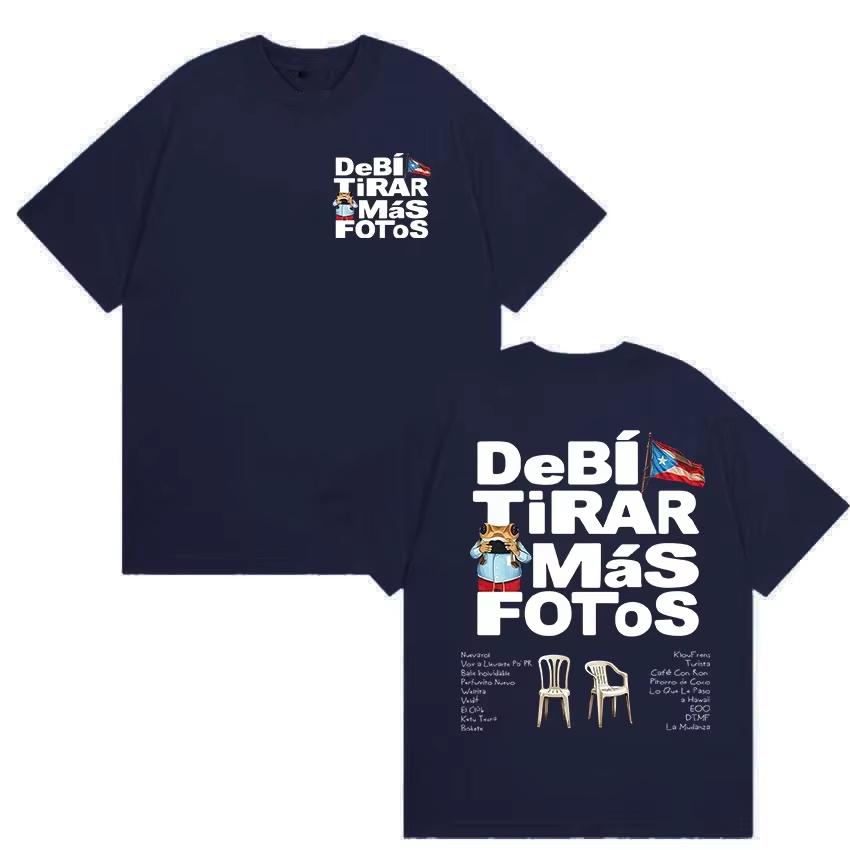 Unisex 2026 Funny Debi Tirar Mas Fotos DTMF Print Bad Bunny Short Sleeve Unisex And Unisex TShirt