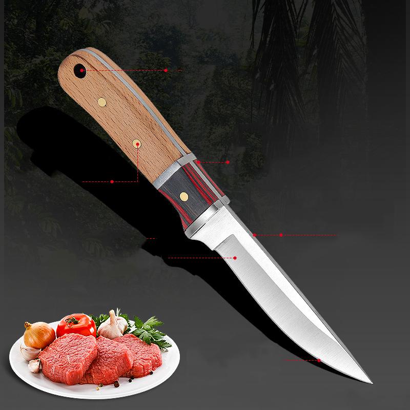 Kuchyňský nůž Ručně vyrobený kovaný nůž Nůž Řezník Nůž na ryby Kuchyňský nůž na vykosťování Nerezový sekáček na maso Kráječ na ovoce a zeleninu Kuchyňské nářadí