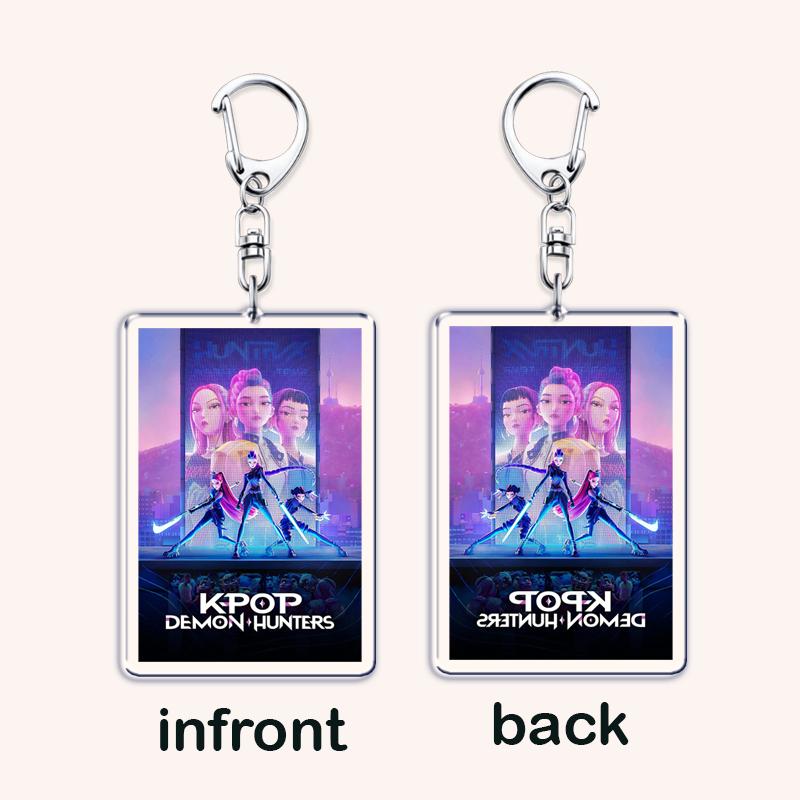 Caçadores de Demônios Huntrix Kpop Saja Boys Chaveiros para Acessórios Bolsa Rumi Zoey Jinu Ramen Ramyeon Chaveiro Joias Presentes para Fãs