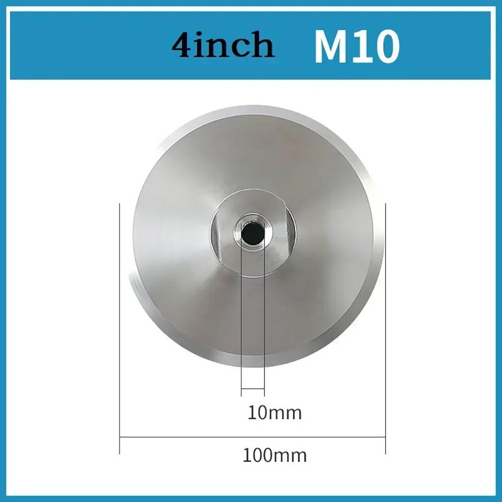 1 Pcs 3/4inch Thicken Polishing Pad Diamond Polishing Aluminum Backing Holder M10 M16 Thread Backplate For Polisher Grinder