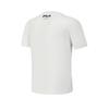 FILA Fitted Running Training Short Sleeve T-Shirt Men tops Starlight-White A11M421121FWT