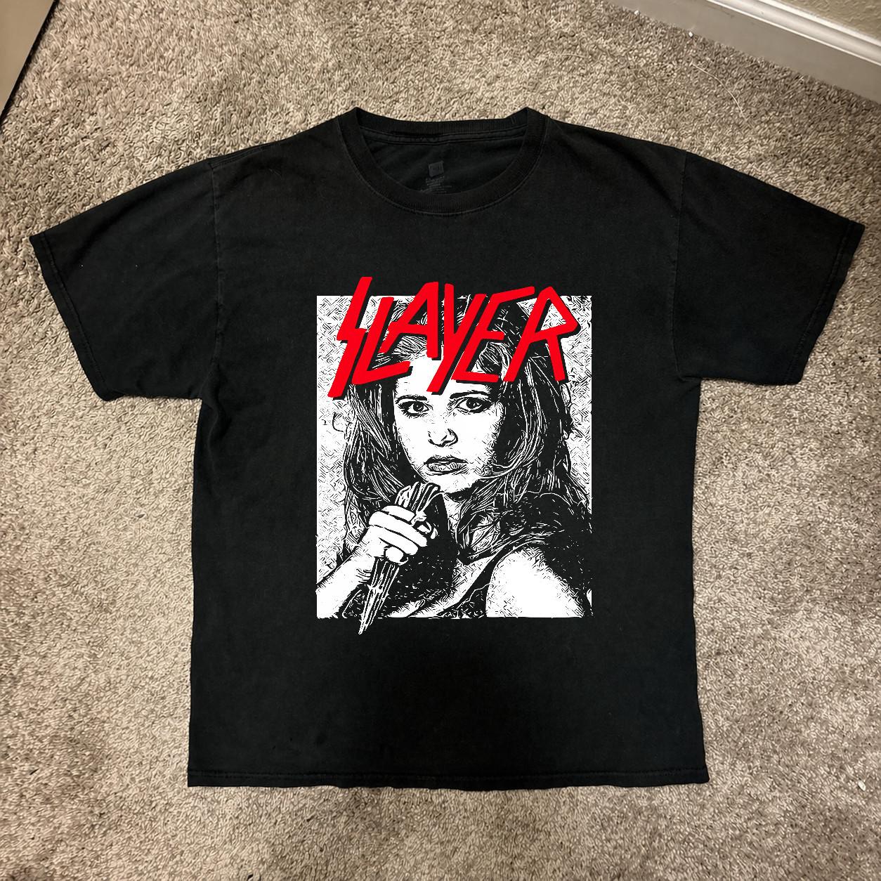 Buffy Vampire Slayer Metal Music Mashup Unisex T-Shirt S