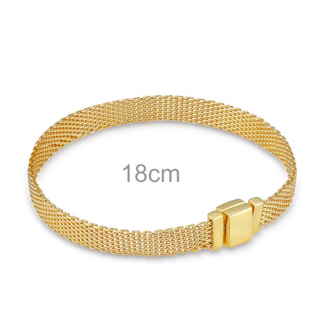 925 Sterling Silver Mesh Safety Chain Clip Bee Butterfly Round Charm Beads Fit Original Fasion Mesh Bracelet Silver 925 Jewelry