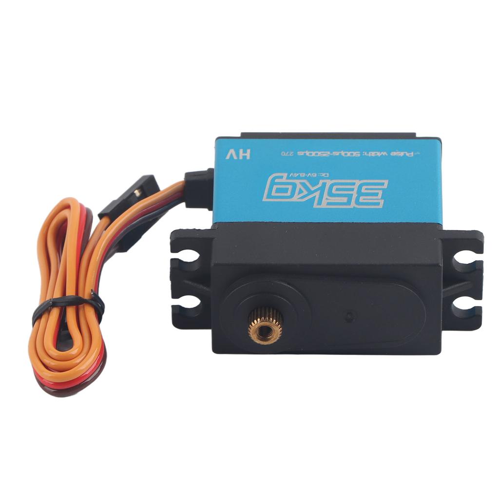 2pcs 35KG Coreless Motor Digital Servo Full Metal Gear Servo Waterproof for 1 8 1 10 RC Car