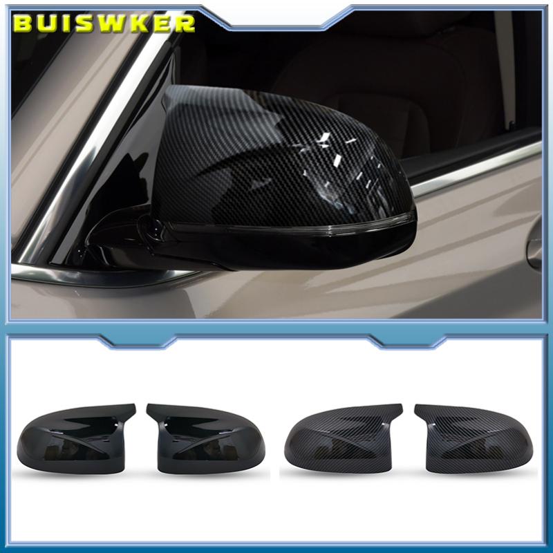 

Чехлы на зеркала заднего вида из углеродного волокна/ABS для BMW X3 G01 X4 G02 X5 G05 X6 G06 X7 G07 2018-2022 M Стиль, глянцевый АБС-пластик