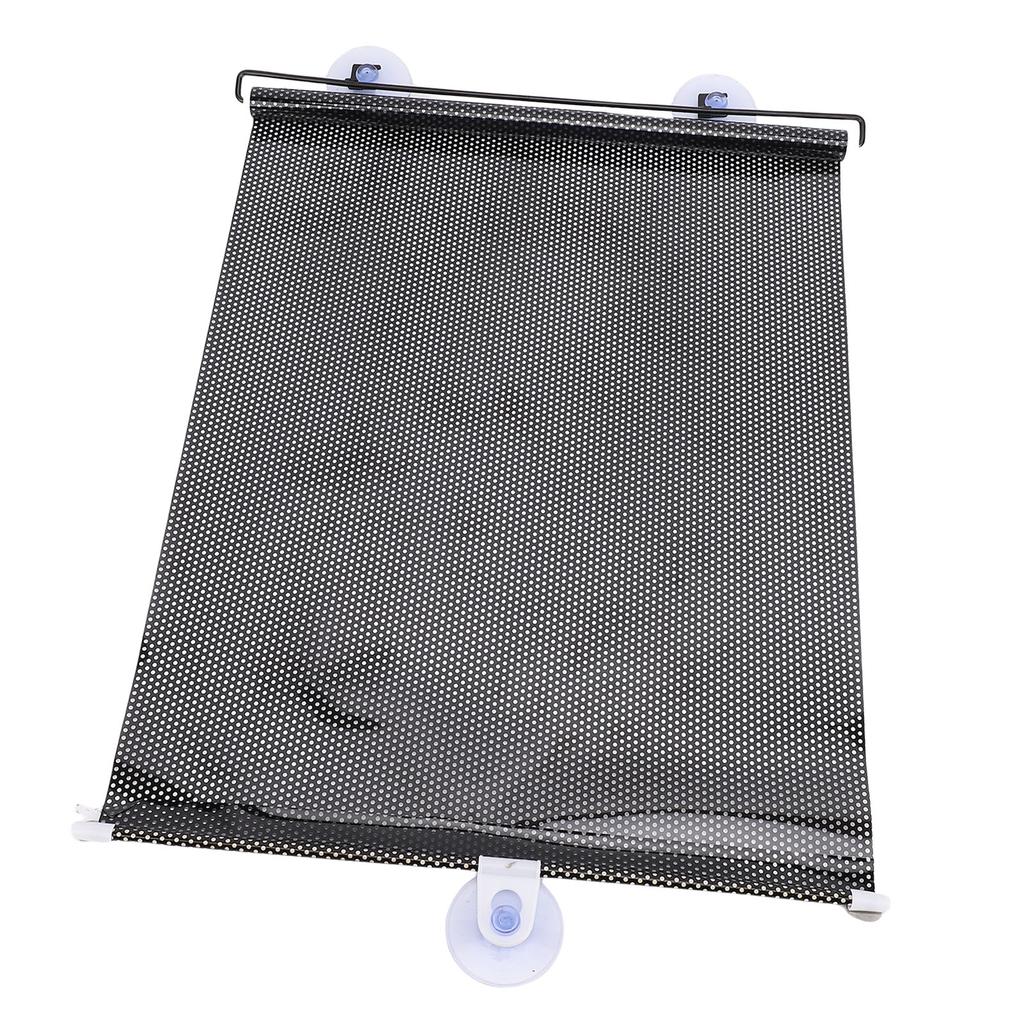 Auto Retractable Roller Sun Shade Block Strong Sunlight Car Windshield Sun Shade with 3 Suction Cups for Car Window 40