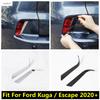 Rear Bumper Fog Light Lamp Eyebrow Eyelid Decoration Cover Trim For Ford Escape / Kuga  - 2025 Accessories Exterior Refit