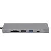 TYPE C Hub Fit for Studio Display Aluminum Alloy Multifunctional 8 in 1 Laptop USB C Hub 4K Video Output