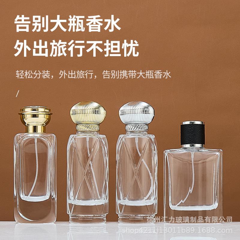 100ml Large-Capacity High-End Glass Spray Perfume Bottle for Private Fragrance Decanting and Major Brands