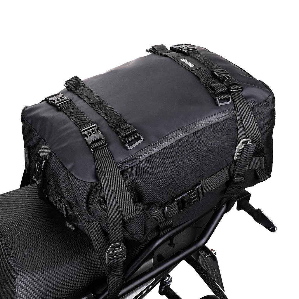 Rhino Walk Motorcycle Rear Seat Bag Set - Mother-Child Combo, Hanging & Side Bags, Best Seller.