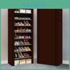 Modern Metal Shoe Rack With Multilayer Storage For Home Entryway Organization