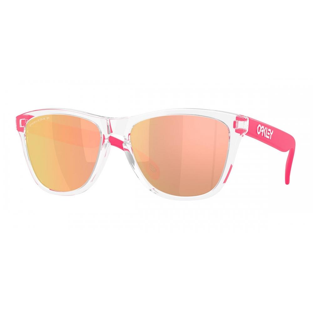 

Oakley Oo9013 Frogskins Polarized Sunglasses Clear/55-17-139