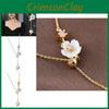 Chic 2022 New Fashionable Pearl Shell Flower Necklace With Zirconia Accents For Women