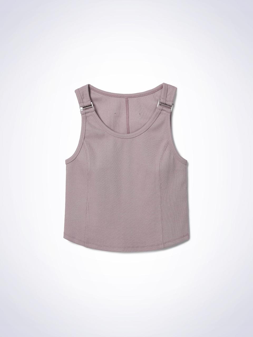 House 072C Buckle Sleeveless T-Shirts Pink 00 (S)