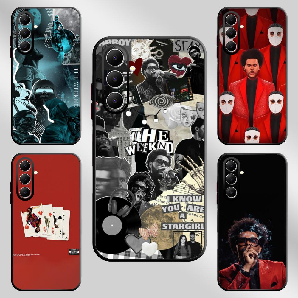 Mode cool Wochenende Poster Sänger Handyhülle Für Samsung Galaxy S26 S25 S24 S23 S22 S21 Plus Ultra Note20 Weich Schwarz