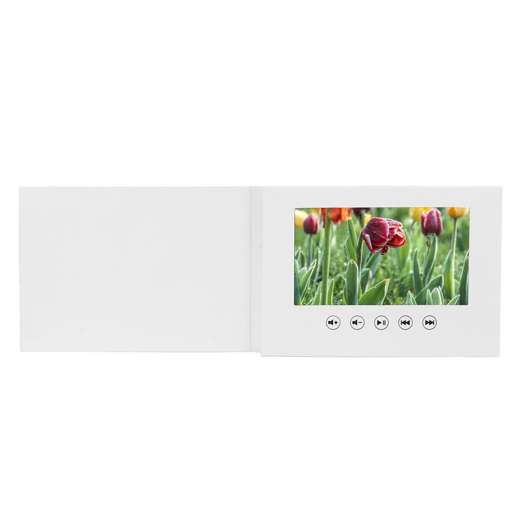 Video Greeting Card Video Brochure Electronic Greeting Card with LCD Screen for Birthday Gift Father S Day Mother S Day