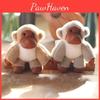 Delightful Monkey Plush Keychain Cute Animal Backpack Charm Soft Toy Accessory