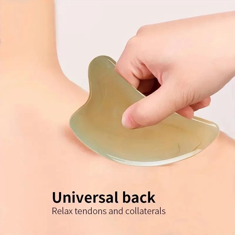 Imitation Cow Horn Gua Sha Massage Board Facial Gua Sha Tools Neck Massager for Face Lifting Wrinkle Remove Beauty Health