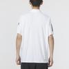 adidas Solid Color Stripe Tennis Athleisure Casual Sports Short Sleeve Polo Shirt White Men's HF1815