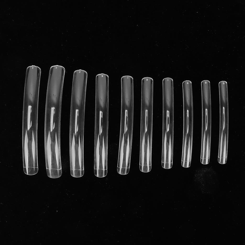 10pcs   Flat Nail Tip Home Salon Nail Art Design Fake False Nail Set Manicure Tool
