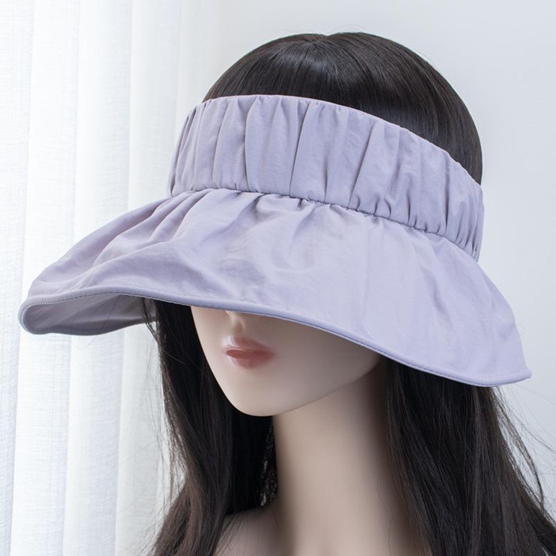 Summer Sun Hat Women'S Foldable Hat Portable Outdoor Beach Foldable Summer Sun Hat With Wide Edge