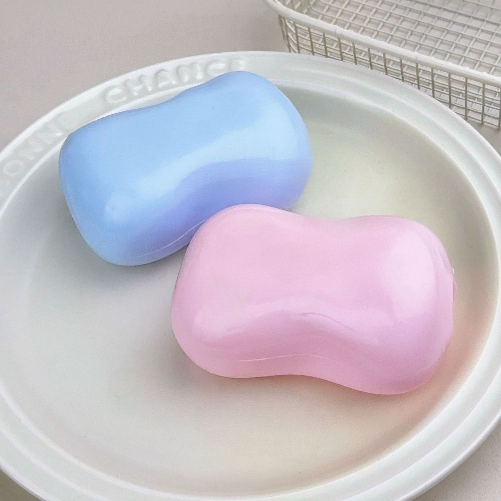 Super Soft Soap Squeeze Toy Realistic Soap Shape Decompression Pinch Toy For Kids Adults
