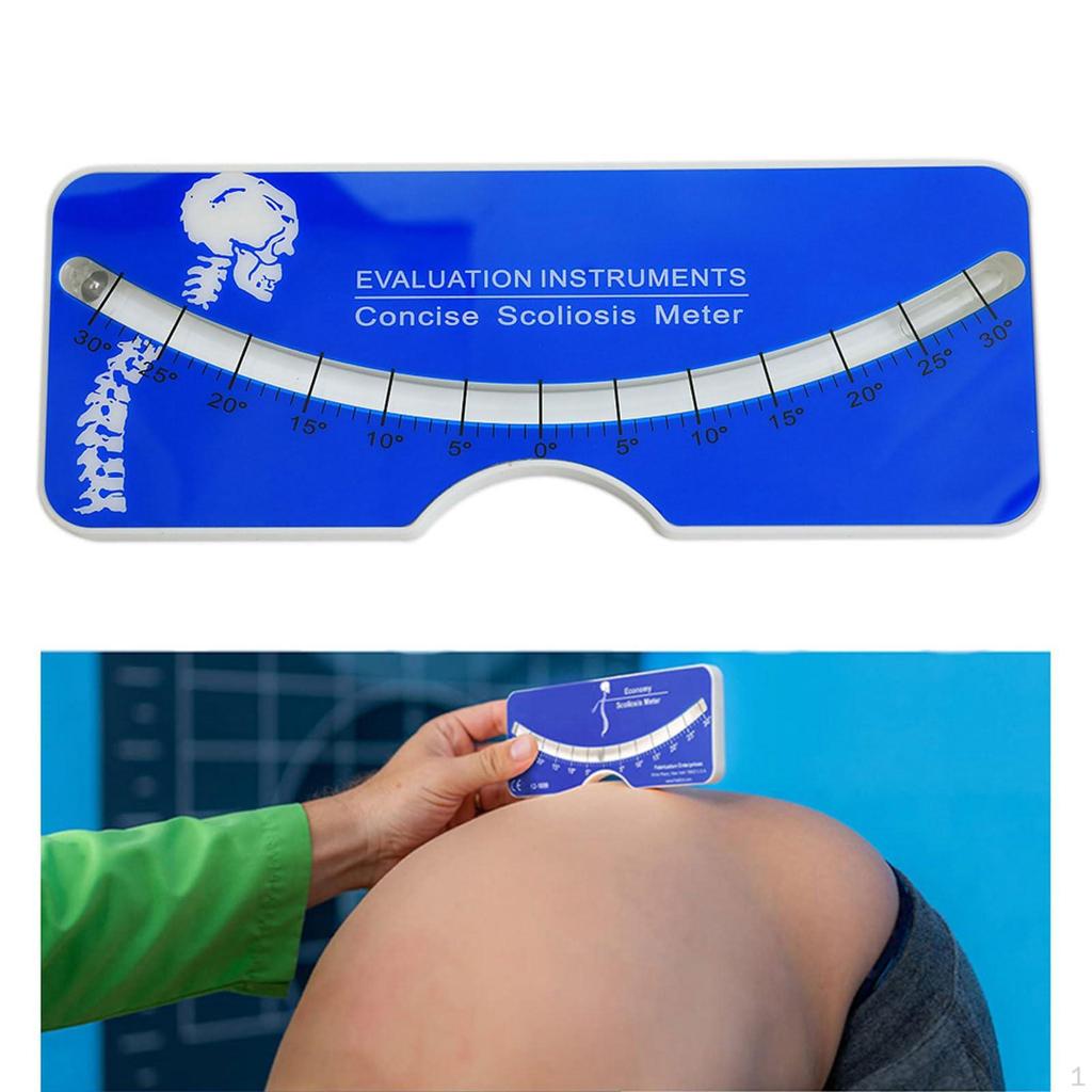 Scoliometer Medical Evaluation Versatile Measur Spinal Alignment Easy to Use