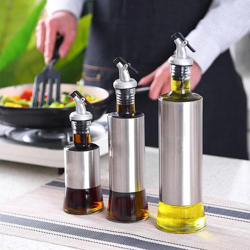 Bottiglia Dispenser Olio e Aceto a Prova di Perdite in Vetro Junchu