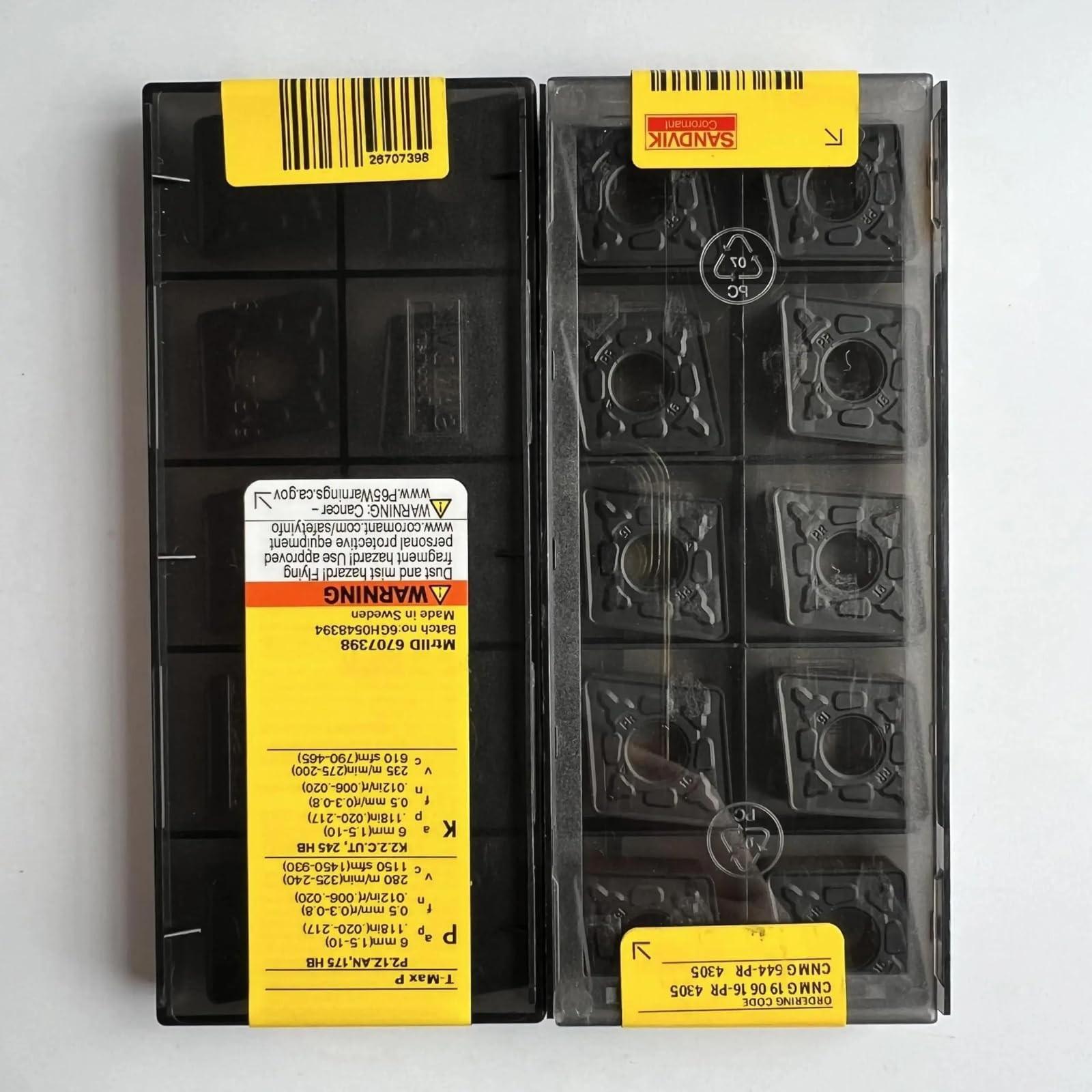 

Original Sandvik / CNMG190616-PR 4305 / CNC lathe carbide blade 10 PCS