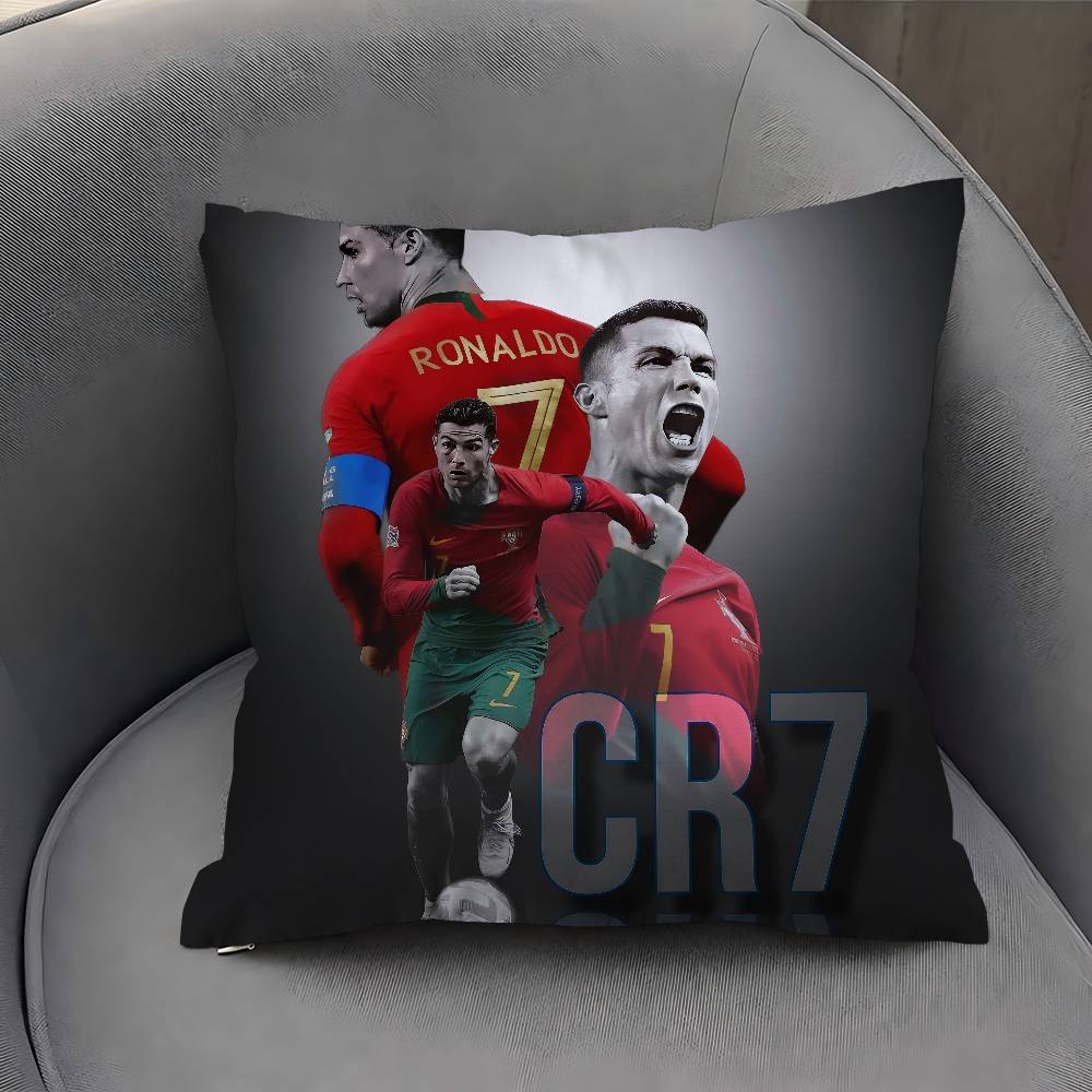 CR7 Cristiano R-Ronaldo-es Cushion Cover Pillow Cover Decor Pillowcase Printed Cushion Case For Couch