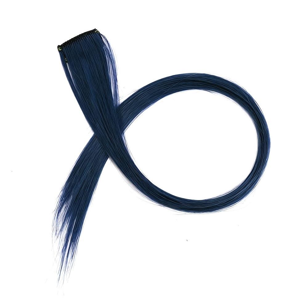 Synthetic Clip in Hair Extensions Rainbow Colorful Wig Hairpieces Wig Hair Accessories  Girls